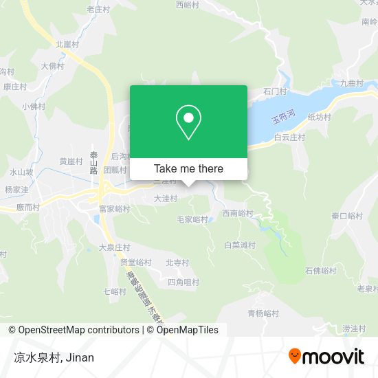 凉水泉村 map