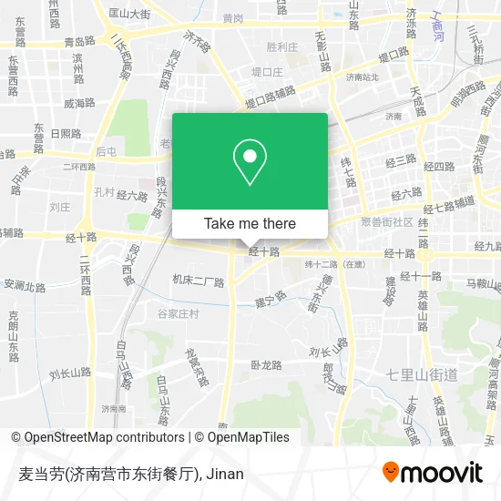 麦当劳(济南营市东街餐厅) map