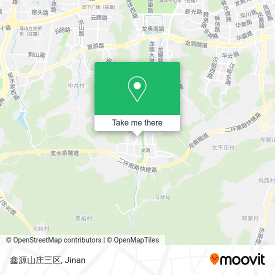 鑫源山庄三区 map