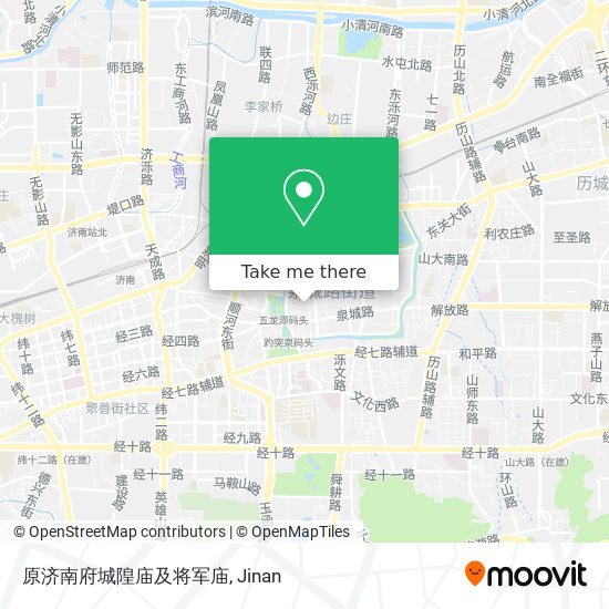 原济南府城隍庙及将军庙 map
