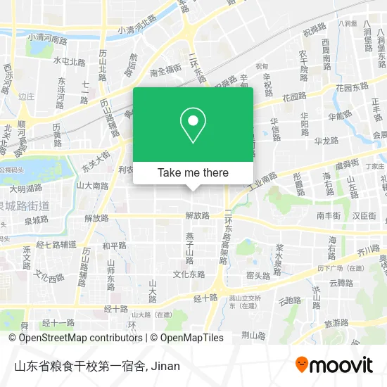 山东省粮食干校第一宿舍 map