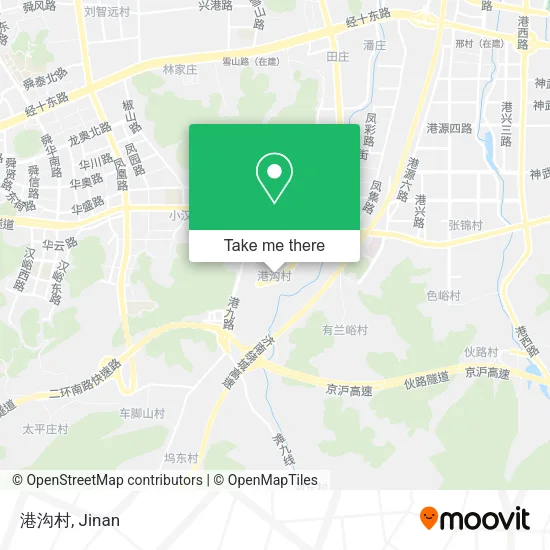 港沟村 map