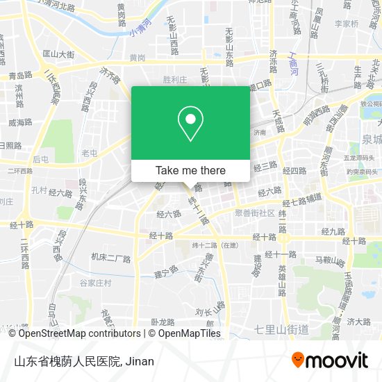 山东省槐荫人民医院 map