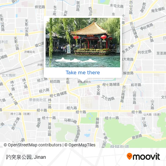 趵突泉公园 map