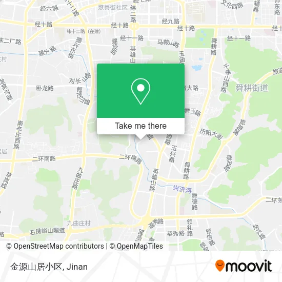 金源山居小区 map