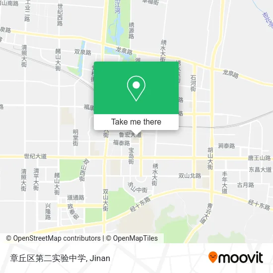 章丘区第二实验中学 map