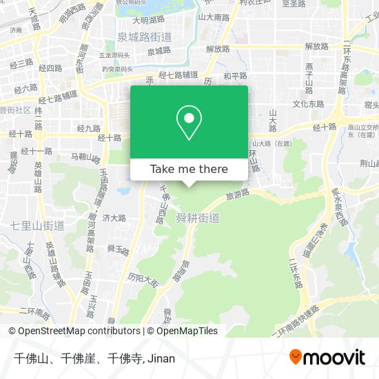 千佛山、千佛崖、千佛寺 map