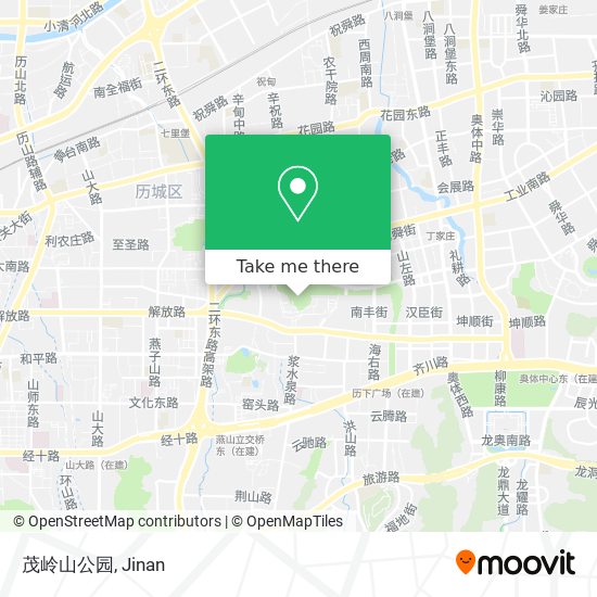 茂岭山公园 map