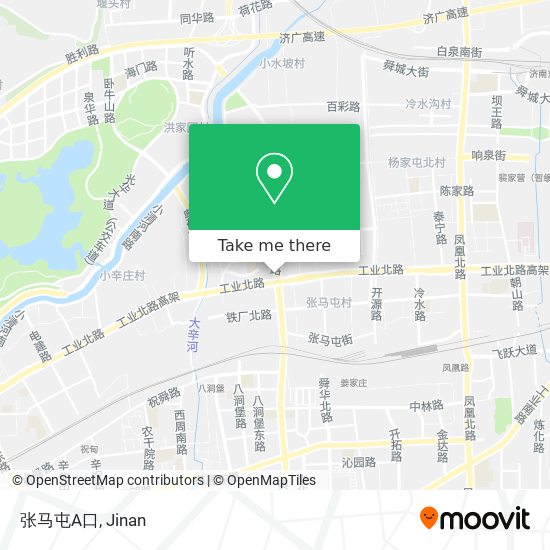张马屯A口 map
