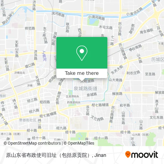 原山东省布政使司旧址（包括原贡院） map