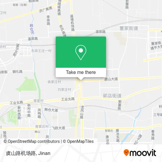虞山路机场路 map