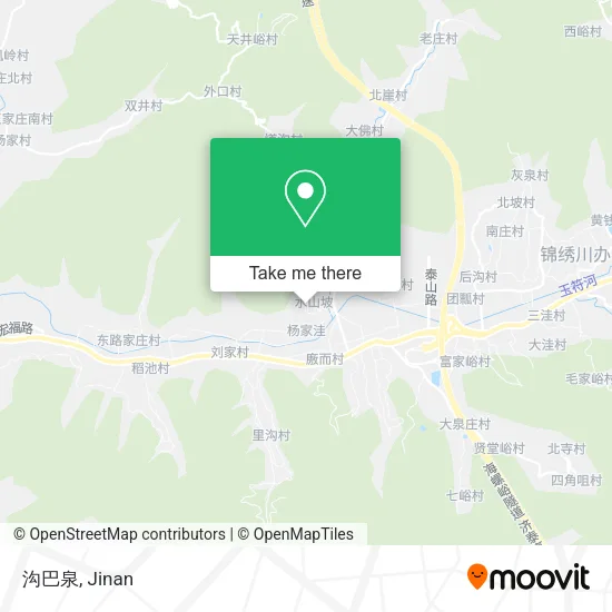 沟巴泉 map