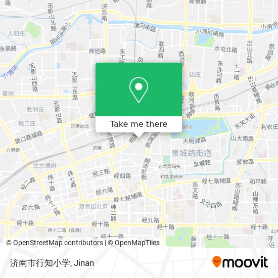济南市行知小学 map