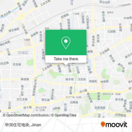 华润住宅地块 map