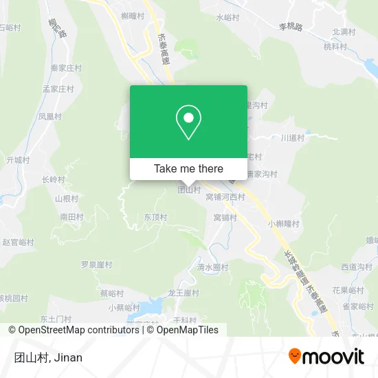 团山村 map