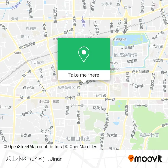 乐山小区（北区） map
