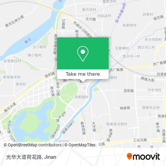 光华大道荷花路 map