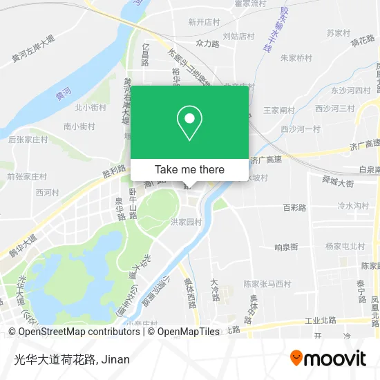 光华大道荷花路 map