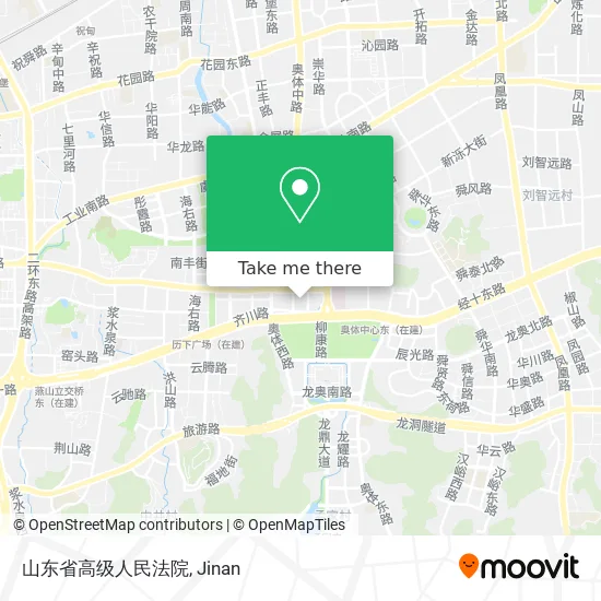 山东省高级人民法院 map