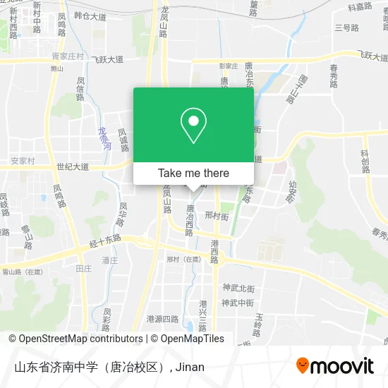 山东省济南中学（唐冶校区） map