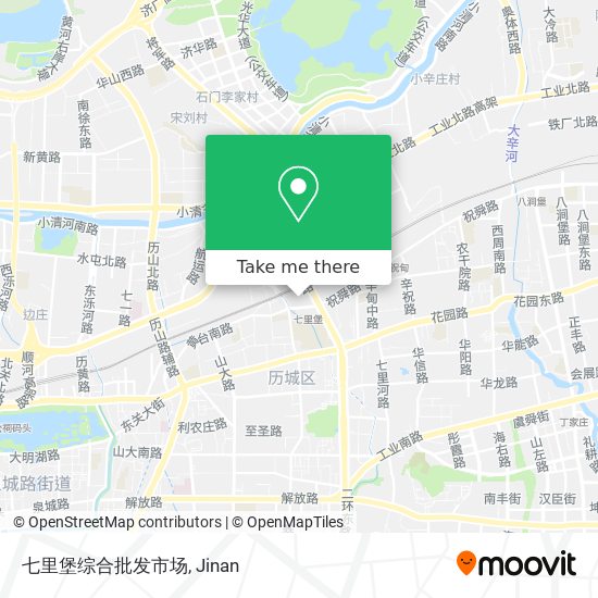 七里堡综合批发市场 map