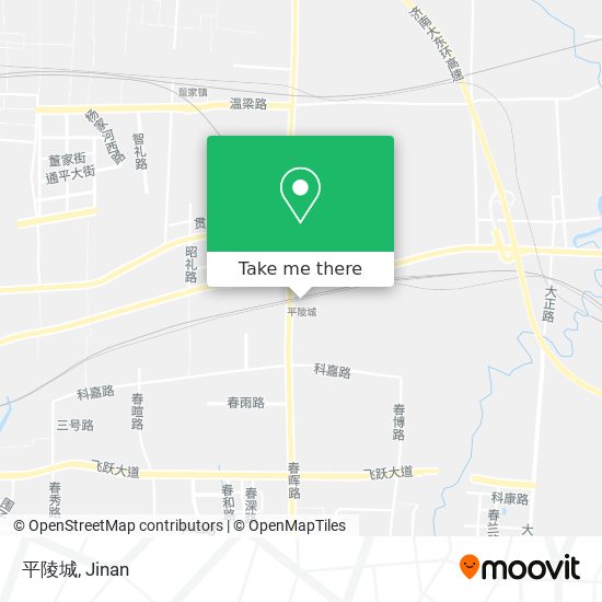平陵城 map