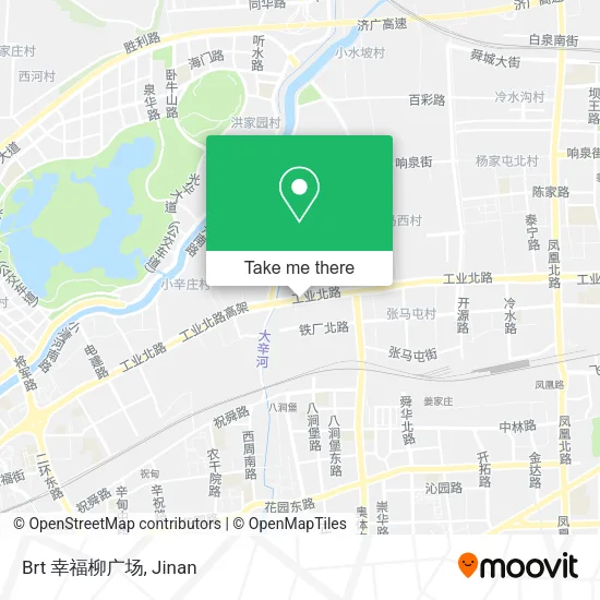 Brt 幸福柳广场 map