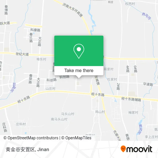 黄金谷安置区 map