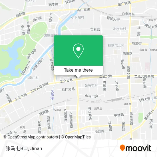 张马屯B口 map