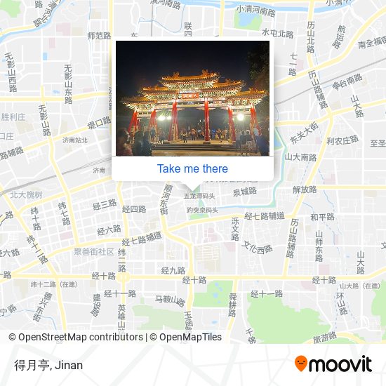 得月亭 map