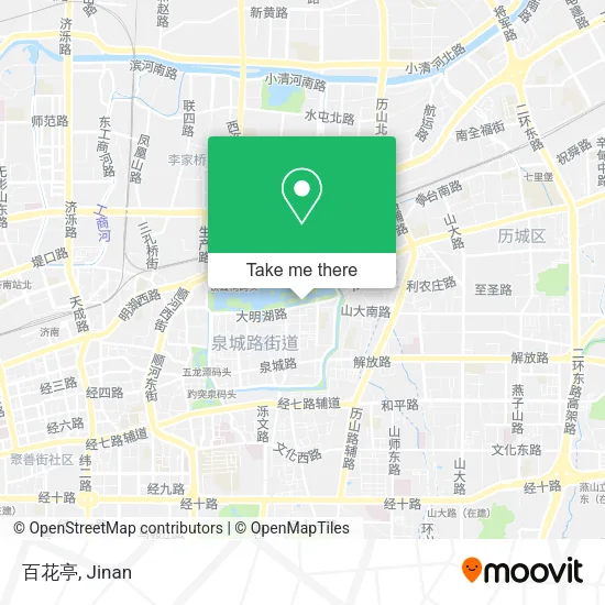 百花亭 map
