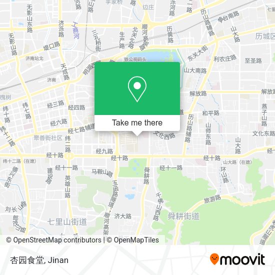 杏园食堂 map