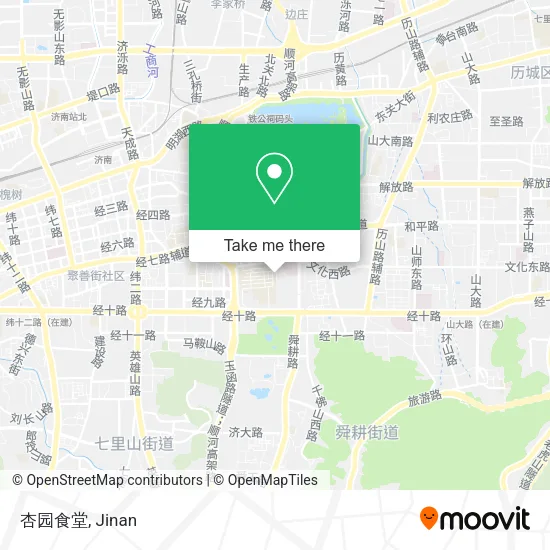 杏园食堂 map