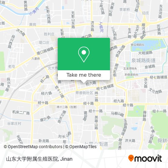 山东大学附属生殖医院 map