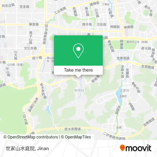 世家山水庭院 map