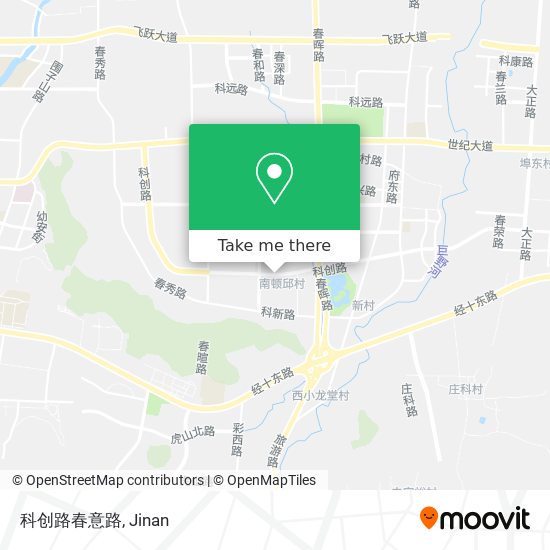 科创路春意路 map