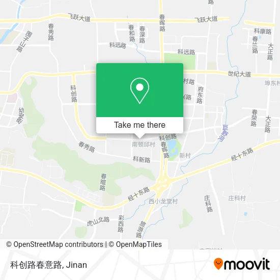 科创路春意路 map