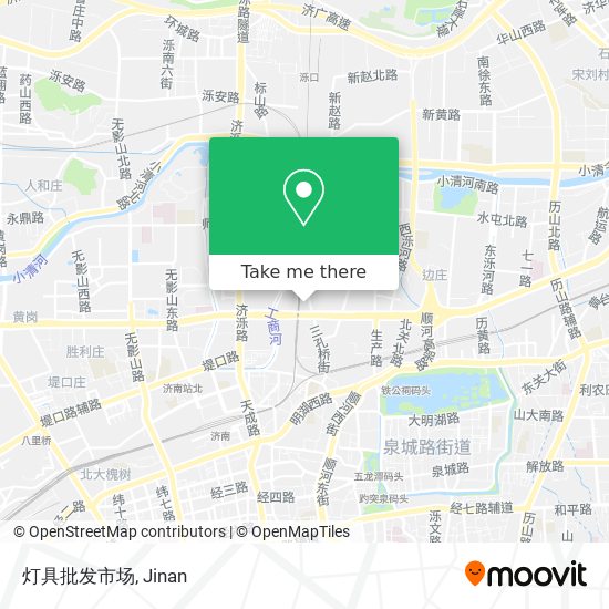灯具批发市场 map
