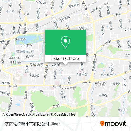 济南轻骑摩托车有限公司 map