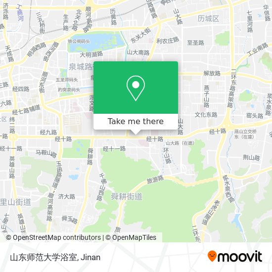 山东师范大学浴室 map