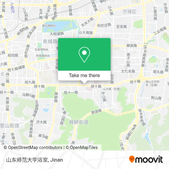 山东师范大学浴室 map