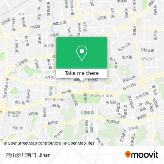 燕山新居南门 map