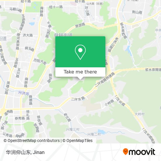 华润仰山东 map