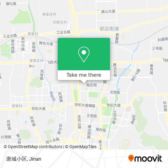 唐城小区 map