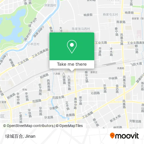绿城百合 map