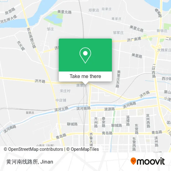 黄河南线路所 map