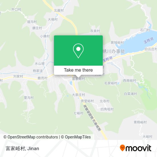 富家峪村 map