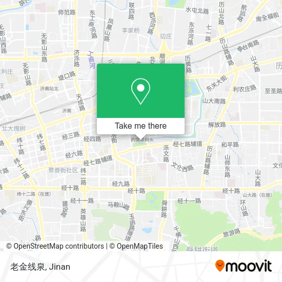 老金线泉 map