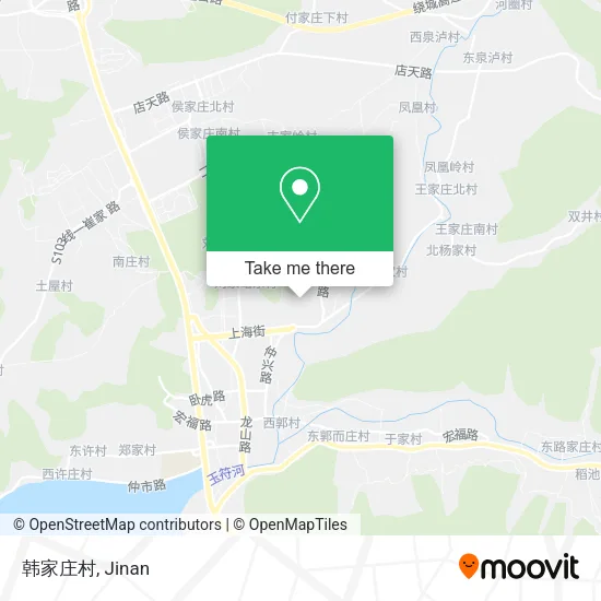 韩家庄村 map