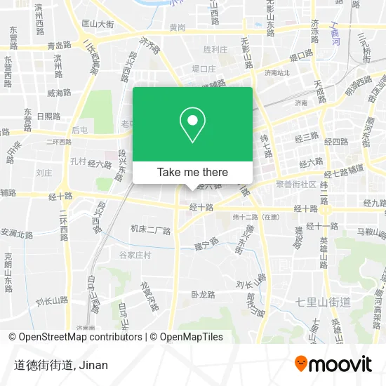 道德街街道 map